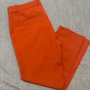 NWT Banana Republic, Orange Sloan Crop pants.